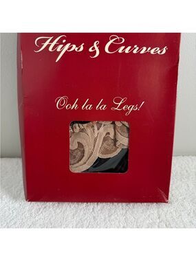 Hips and Curves Beige Lace Thigh Highs